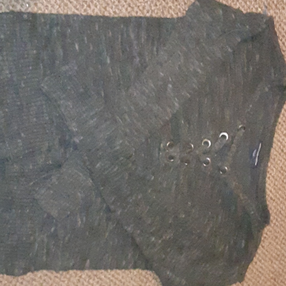 Soft gray sweater